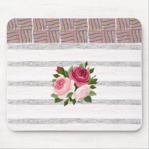 Tapis De Souris Mousepad Floral