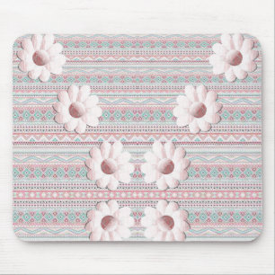 Tapis De Souris Mousepad Floral