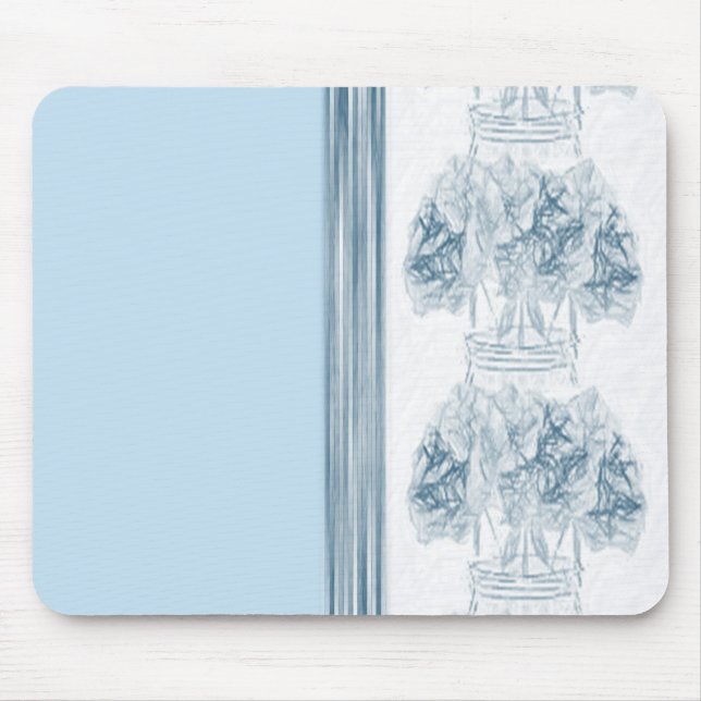 Tapis De Souris Mousepad Floral (Devant)