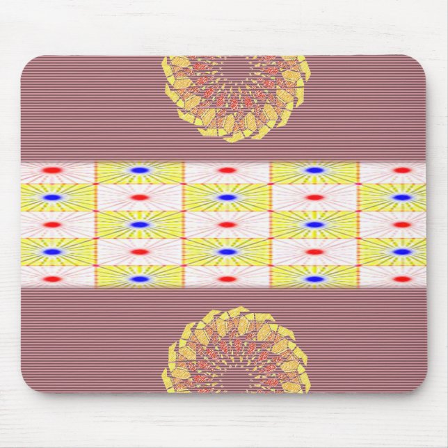 Tapis De Souris Mousepad Floral (Devant)