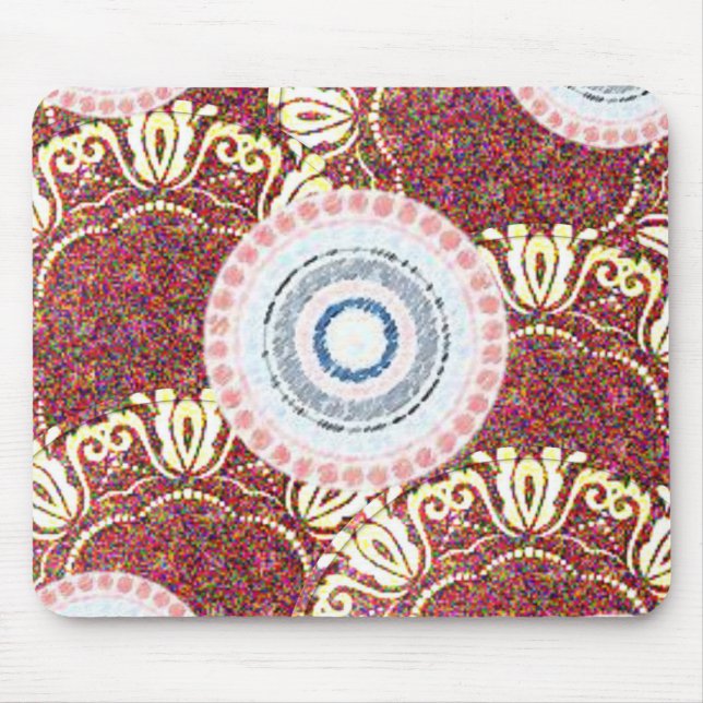 Tapis De Souris Mousepad Floral (Devant)