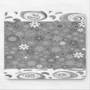 Tapis De Souris Mousepad Floral