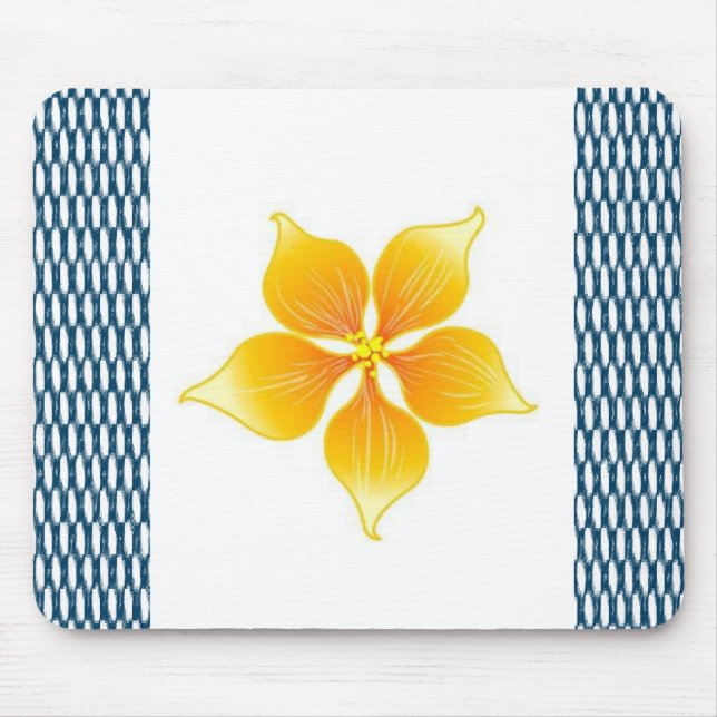 Tapis De Souris Mousepad Floral (Devant)