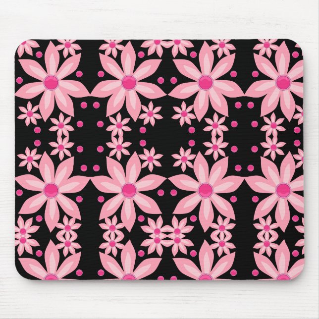 Tapis De Souris Mousepad Floral (Devant)