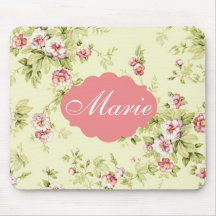 Mousepad floral élégant