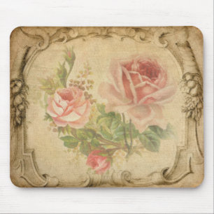 Tapis De Souris Mousepad floral vintage