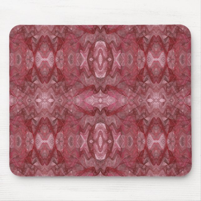 Tapis De Souris Mousepad fractal rouge (Devant)