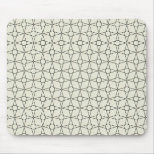 Tapis De Souris Mousepad géométrique Funk vintage, ivoire