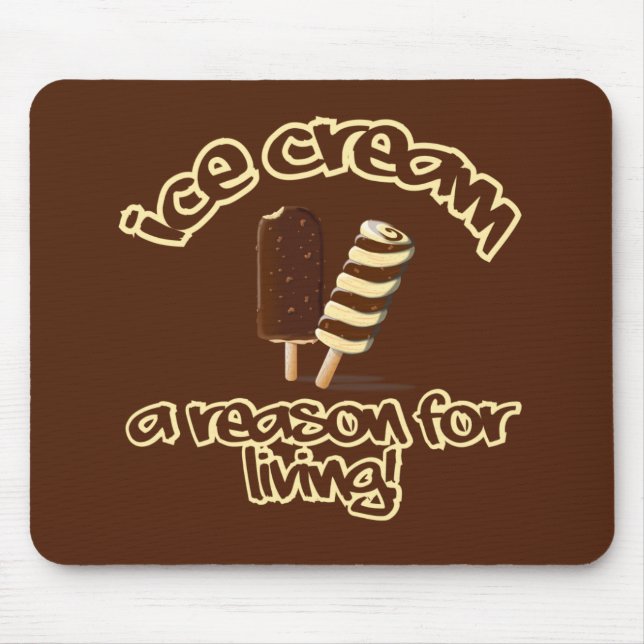 Tapis De Souris Mousepad glacé (Devant)