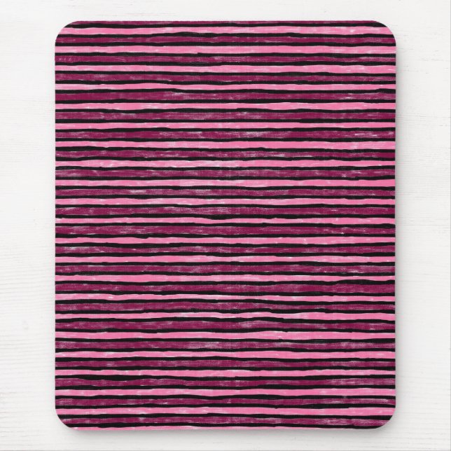 Tapis De Souris Mousepad, Grandes peintes, PInk et Magenta (Devant)