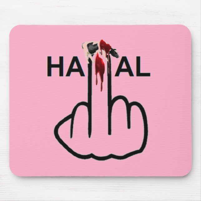 Tapis De Souris Mousepad Halal Flip (Devant)