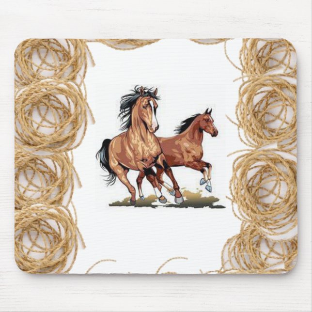 Tapis De Souris Mousepad Horse (Devant)