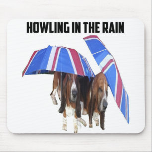 Tapis De Souris Mousepad hurle dans la pluie