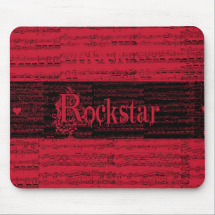 Tapis De Souris Mousepad intérieur de rojo de Rockstar