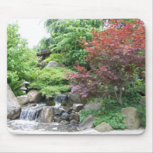 Tapis De Souris Mousepad japonais de cascade de jardin