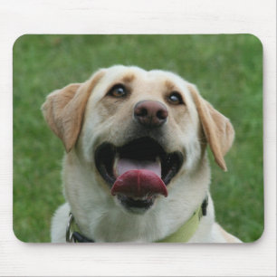 Tapis De Souris Mousepad jaune de Labrador