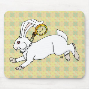 Tapis De Souris Mousepad lapin blanc