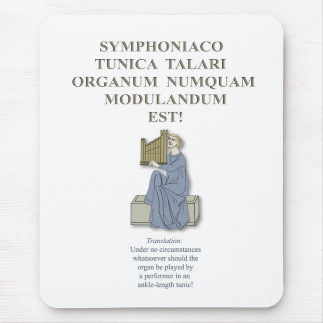 Tapis De Souris Mousepad latin pour les organisateurs (Devant)