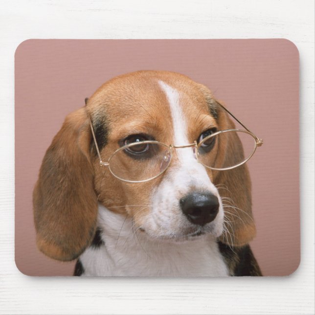 Tapis De Souris Mousepad, le Chien Beagle d'amour (Devant)