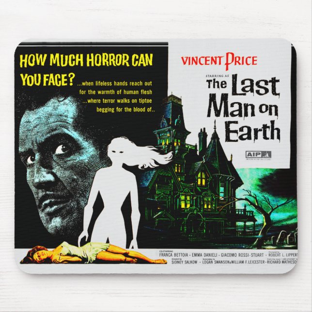 Tapis De Souris Mousepad, le "Dernier homme sur terre" des années  (Devant)