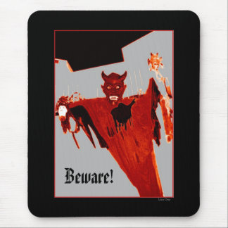 Tapis De Souris Mousepad, le diable levant