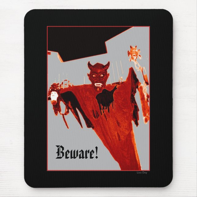 Tapis De Souris Mousepad, le diable levant (Devant)