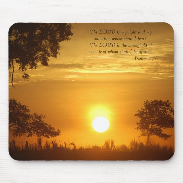 Tapis De Souris Mousepad - lever de soleil (Devant)