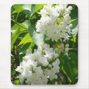 Tapis De Souris mousepad lilas blanc