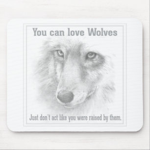 Tapis De Souris Mousepad loup