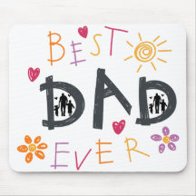 Mousepad "Meilleur Papa Jamais"