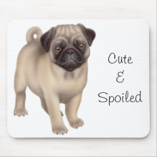 Tapis De Souris Mousepad mignon et corrompu de carlin