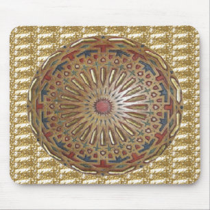 Tapis De Souris Mousepad Morrocon Beauté sur l'or