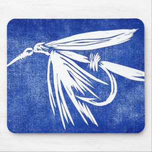 Tapis De Souris "Mousepad mousseux - Bleu" classique truite mousep