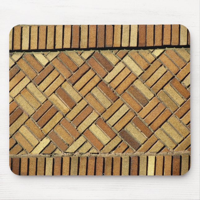 Tapis De Souris Mousepad - Mur de briques à motifs (Devant)