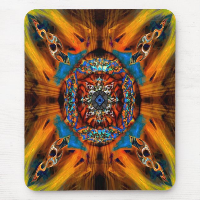Tapis De Souris Mousepad mystique fractal (Devant)