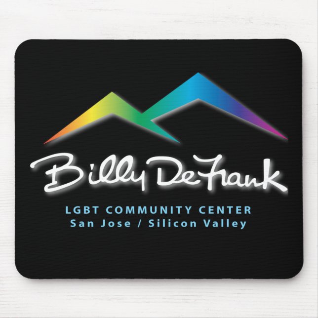 Tapis De Souris Mousepad noir (Devant)