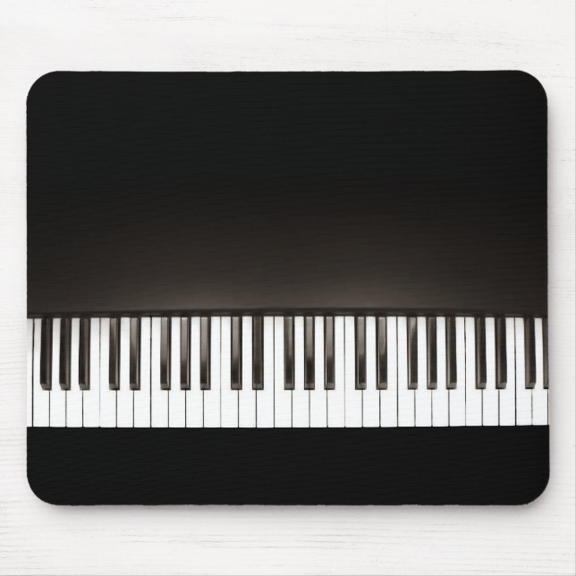 Tapis De Souris Mousepad noir de piano (Devant)