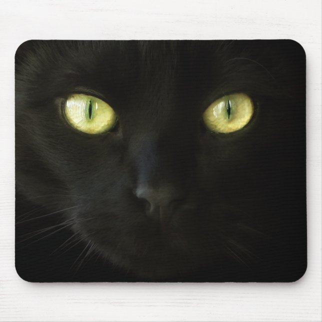 Tapis De Souris Mousepad noir de plots réflectorisés (Devant)