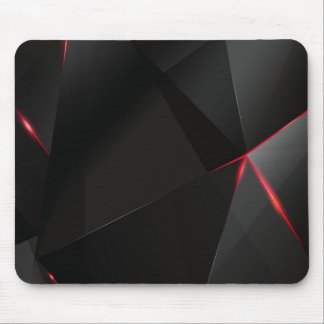 Tapis De Souris Mousepad noir et rouge
