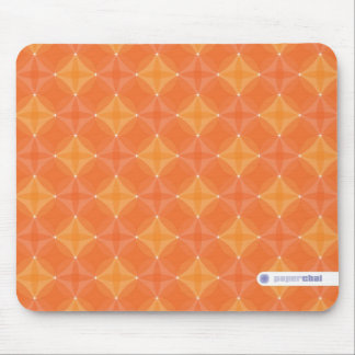 Tapis De Souris Mousepad orange de cercle