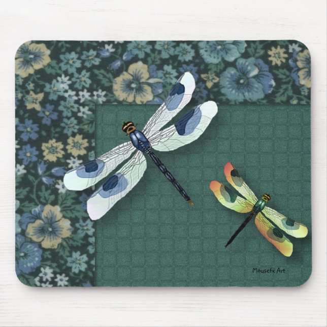 Tapis De Souris Mousepad (Pansies) (Devant)