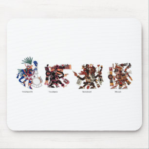 Tapis De Souris Mousepad : Panthéon aztèque