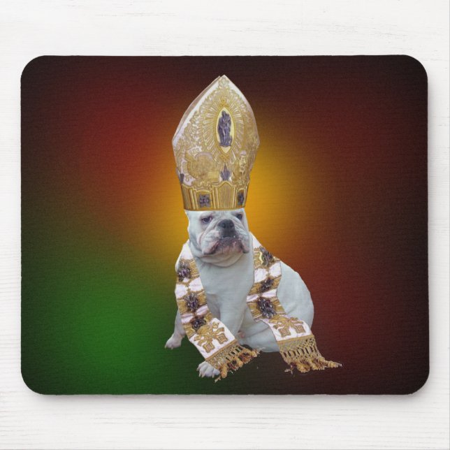 Tapis De Souris Mousepad pieux de bouledogue (Devant)