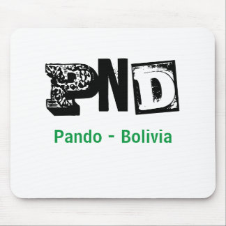 Tapis De Souris Mousepad PND Pando Bolivie