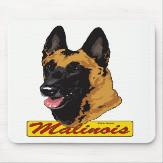 Tapis De Souris Mousepad principal de Malinois de Belge