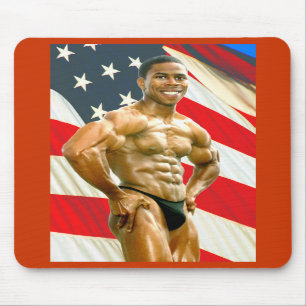 Tapis De Souris Mousepad, QFLAG, frontière rouge