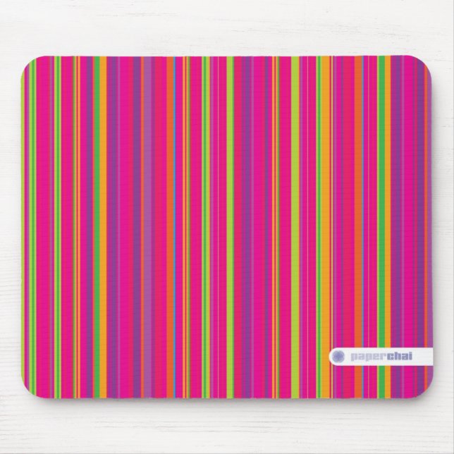 Tapis De Souris Mousepad rayé de sucrerie (Devant)