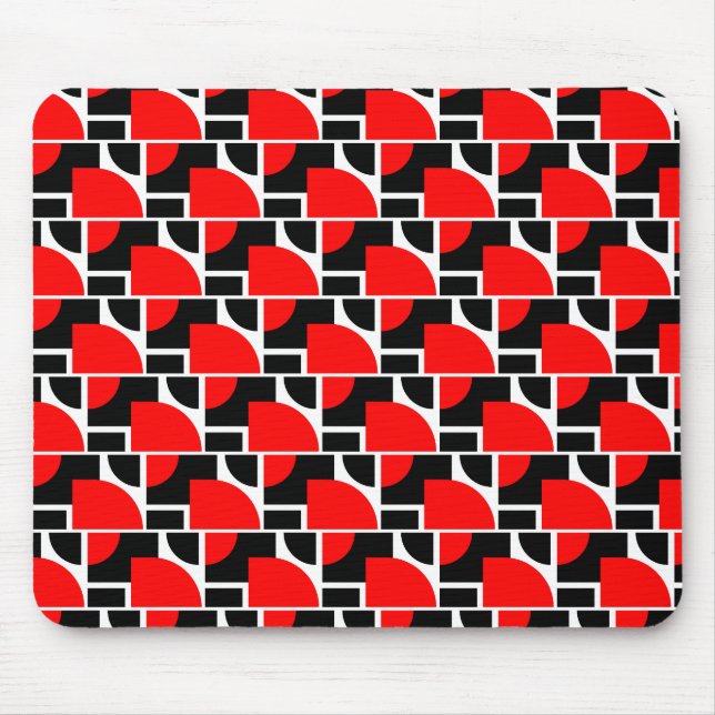Tapis De Souris Mousepad Red Pattern AAA (Devant)