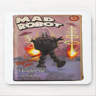 Tapis De Souris Mousepad Robot Couvercle