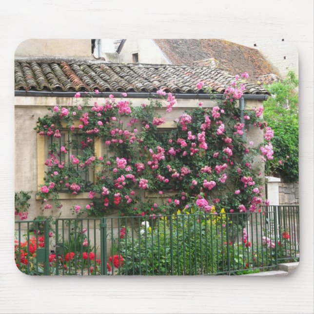 Tapis De Souris Mousepad :  roses de remorquage (Devant)